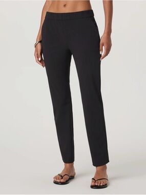 Vuori Miles Ankle Pant - Straight-Leg Black Stretch